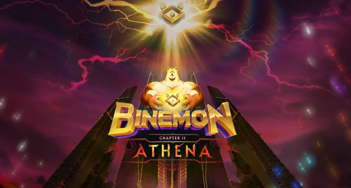 image of the official Binemon logo regarding its new token APPLE and a pet NFT