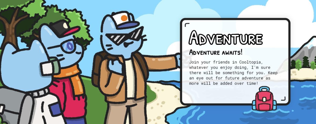 Cooltopia breakdown on Cool Cats NFT website