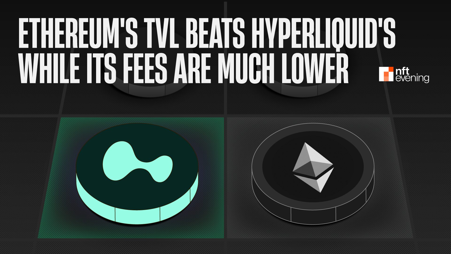 Ethereum's TVL Beats Hyperliquid's While Its Fees Are Much Lower