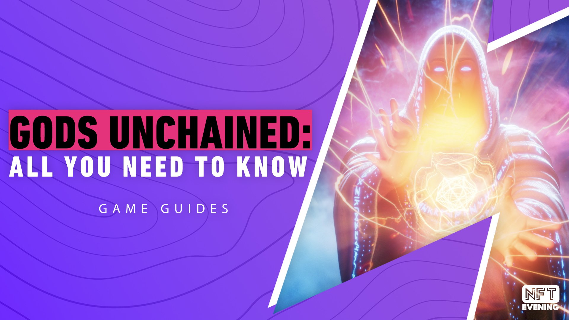 Main poster for the Gods Unchained game guide