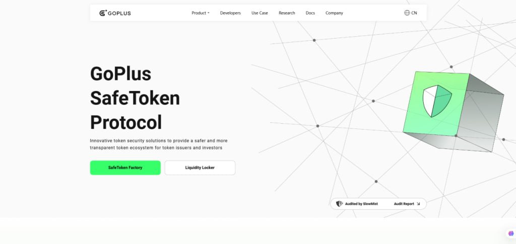GoPlus SafeToken – Enhancing Security Data Infrastructure