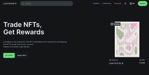 LooksRare homepage