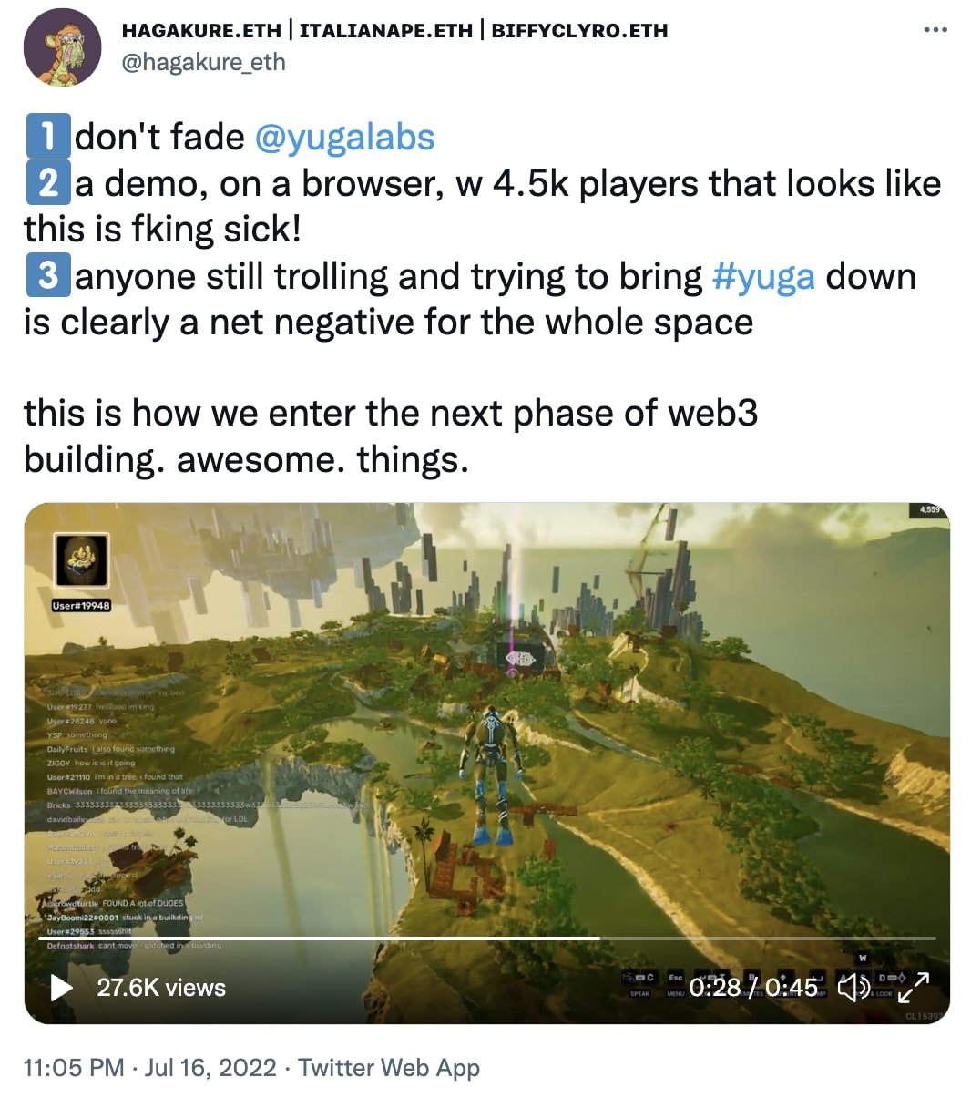 Otherside Meta's tech demo 