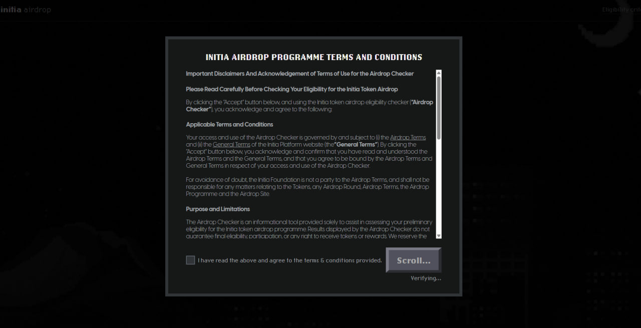 How to Claim $INIT Airdrop