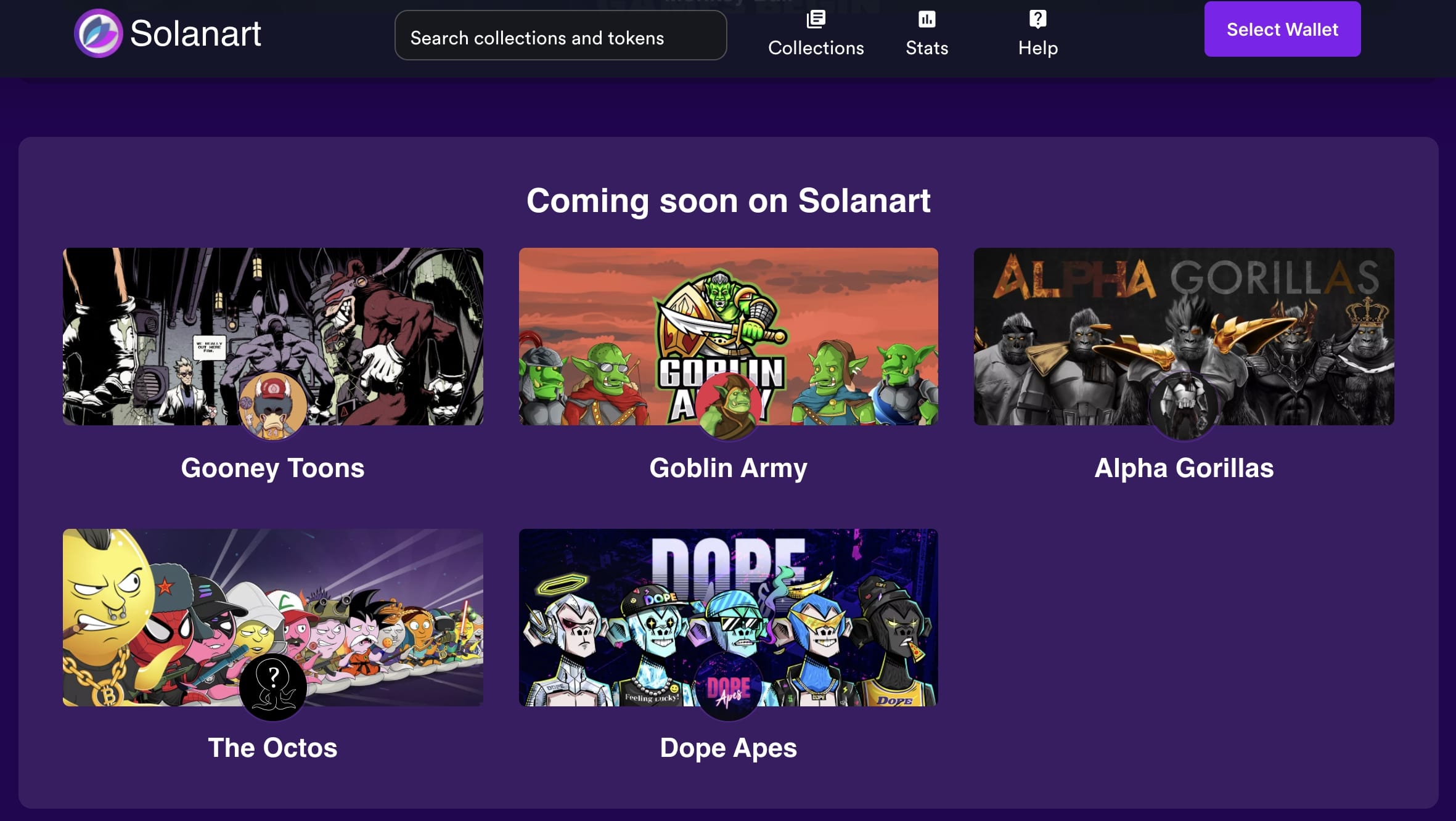 Solanart NFT marketplace