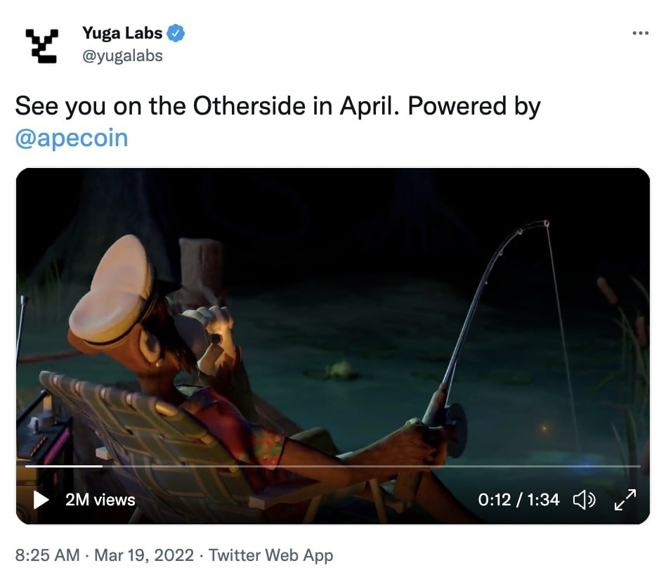 Yuga Labs Otherside teaser