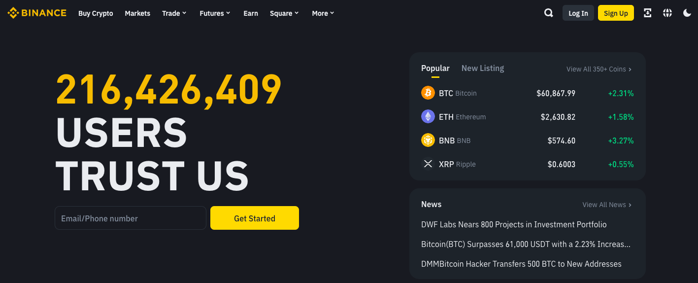 Binance Exchange