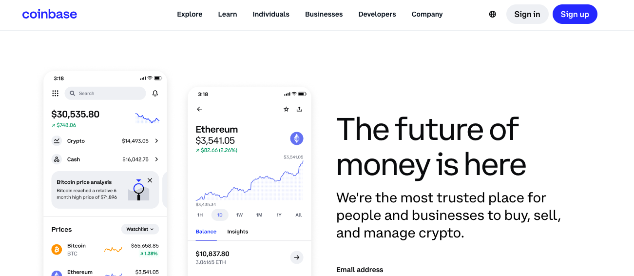 Coinbase: Best crypto exchange for beginners