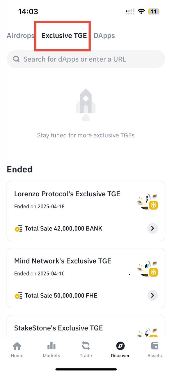 How to Join the IDO on Binance Wallet