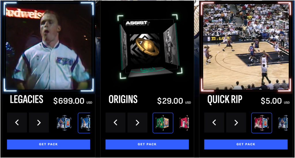 NBA Top Shot NFT Cards