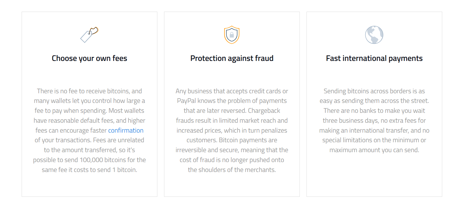 Bitcoin is a very secure and inexpensive way to handle payments.