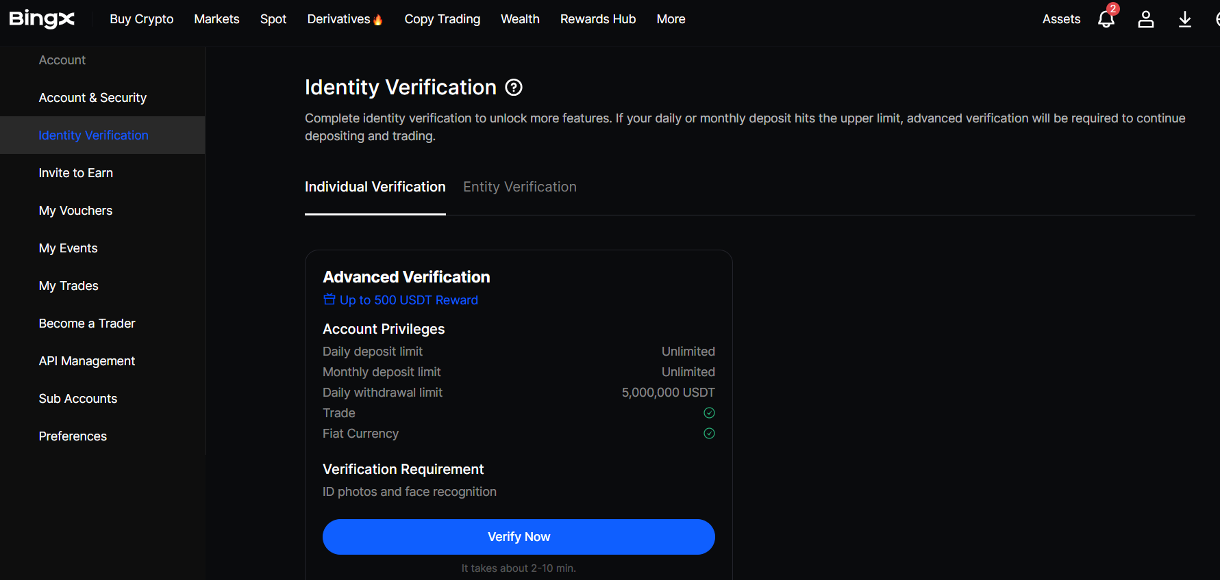 Bybit Advanced KYC 