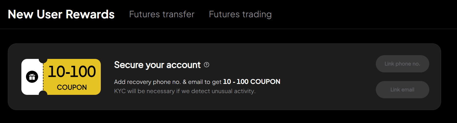 WEEX Welcome Bonus for New User