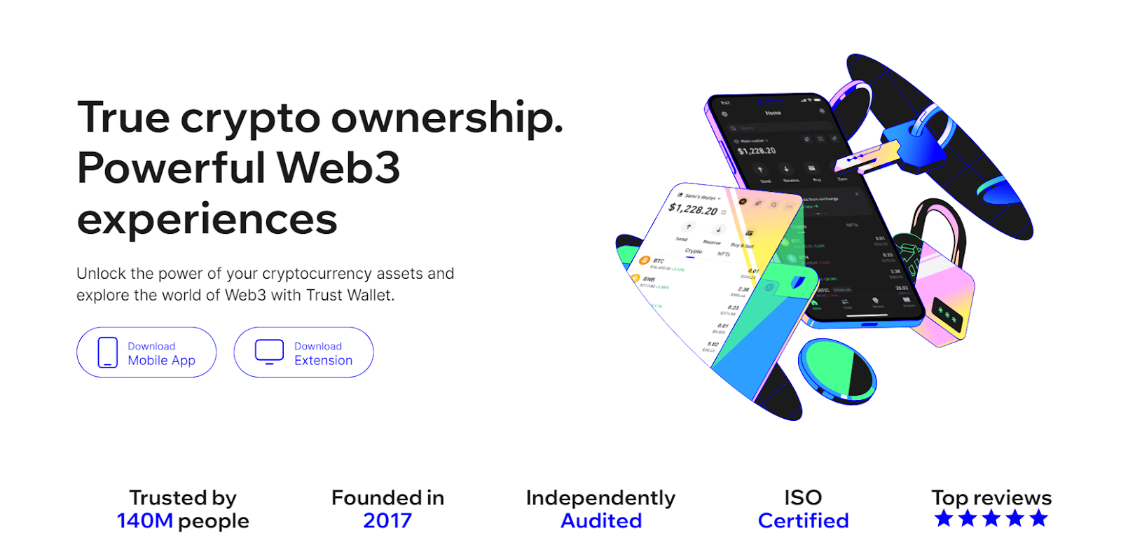Trust Wallet: Overall best crypto wallet for beginners