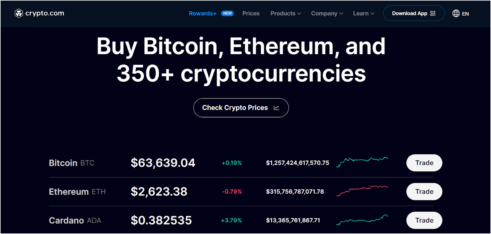Crypto.com Website